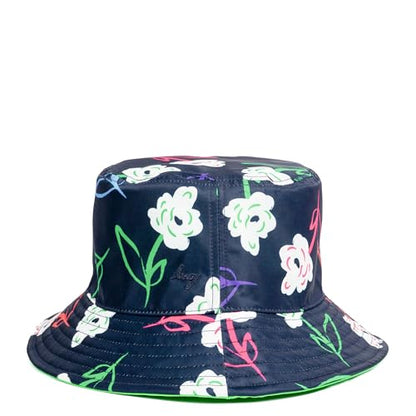 Lug Canopy Bucket Hat - color: Bright Floral/Lime