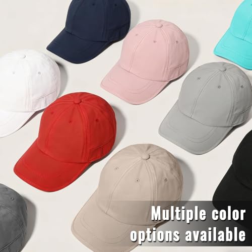 ZOORON Soft Brim Baseball Cap Low Profile Unstructured Dad Hat, Adjustable Washer Friendly Sport Hats for Golf Running - color: 1pack-navy Blue