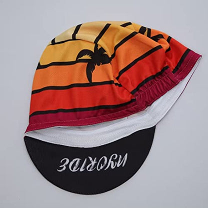 Canadian Flag Cycling Cap - Polyester Cycling Hat-Under Helmet - Cycling Helmet Liner Breathable&Sweat Uptake - color: Cdd
