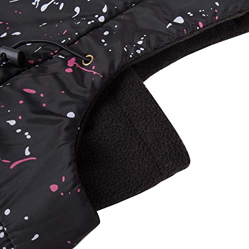 REDESS Winter Windproof Hat, Unisex Children Heavyweight Balaclava, Ski Mask with Thick Warm Fleece Face Cover - color: Point Black