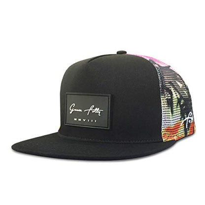 Grace Folly Trucker Hat for Men & Women. Snapback Mesh Caps - color: Sunset Beach