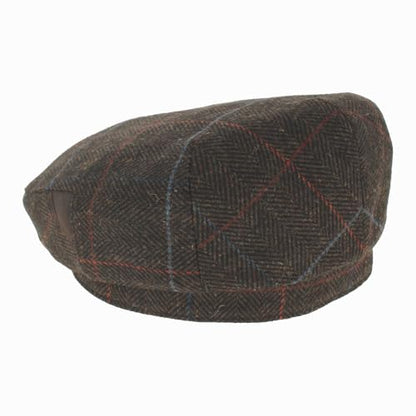 Belfry Wool Blend Tweed Flat Caps Mens Womens 5 Colors - color: Jakebrown, size: Small
