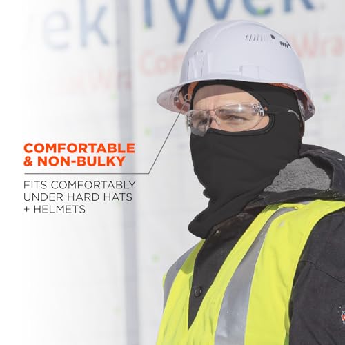 Balaclava, Winter Face Mask, Thermal Black Fleece, Ergodyne N-Ferno 6821