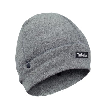 Timberland Men’s 2-in-1 Fleece Balaclava - Water Resistant, Convertible Hood with Face Cover, Soft Fleece for Cold Weather - color: Dark Grey Heather