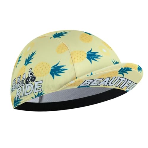 Cycling Cap for Man and Woman Cycling Hat Under Helmet-Polyester Breathable Sweat Absorbent - color: Flo-11