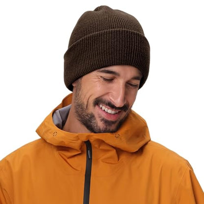Connectyle Thick Cuffed Beanie for Men & Women Double Layer Knit Winter Hat Acrylic Watch Hat Warm Stocking Skull Cap - color: Coffee