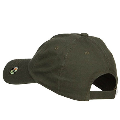 Nissi Unstructured Cotton Twill Washed Cap - color: Olive