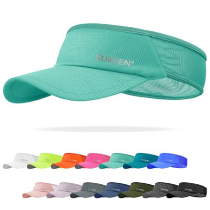 Sukeen Lightweight Sports Sun Visor Hat for Men Women - color: Lake Blue