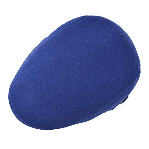 VOBOOM Men Newsboy Cap Cotton Flat Ivy Gatsby Driving Hat - color: Royal Blue
