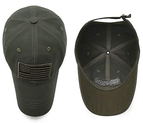 American Flag Hats - color: 3.3 Green
