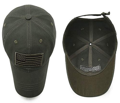 American Flag Hats - color: 3.3 Green