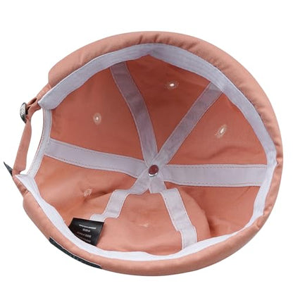 Croogo Cotton Brimless Hat for Men Rolled Cuff Docker Cap Casual Worker Hat - color: Gd30-pink