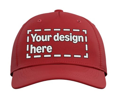 Custom Adult Baseball Hat - color: Red