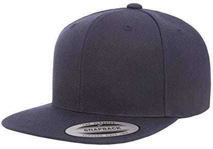 Flexfit Unisex Adult Yp Classics Premium Snapback Cap – 2-Tone - color: Dark Navy