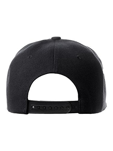Original Team Coach Snapback Hat Classic Layered Arched Letters Flat Bill Cap - color: Black Hat White Green Letters