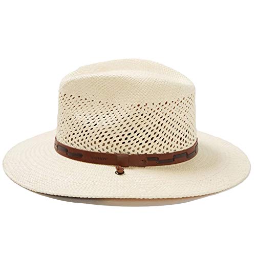 Stetson Men's Stetson Airway Vented Panama Straw Hat - size: Medium