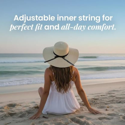 Women's Floppy Sun Hat Wide Brim Beach Vacation Fashion Hat