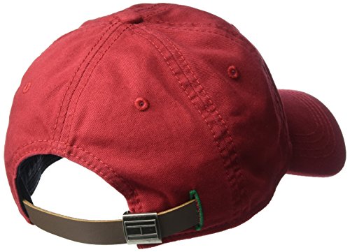 Tommy Hilfiger Men's Cotton Logo Adjustable Baseball Cap - color: Tommy Red