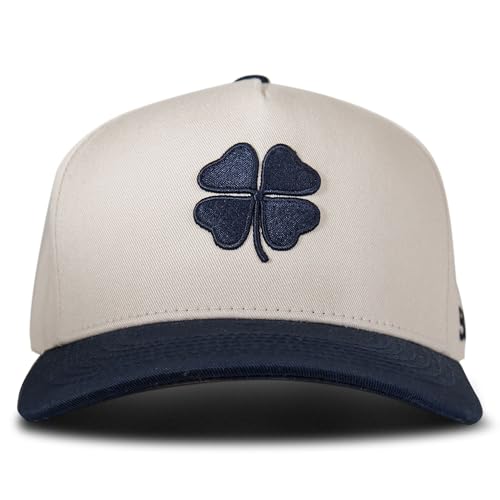 Lucky Brand Classic Cotton Adjustable | Dad Hat | Baseball Cap | Golf | Fishing | Low Profile | 5 Panel Design - color: Lucky Clover - Natural