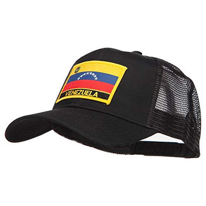 e4Hats.com South America Flag Letter Patched Mesh Cap - color: Venezuela