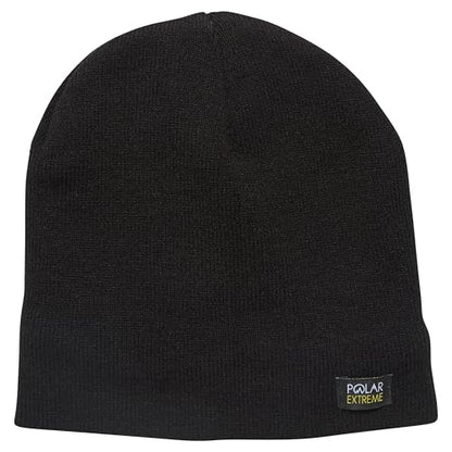 Polar Extreme Men's Sherpa-Lined Knit Winter Hat – Warm, Gift for Dad, Cold Weather - color: Black Pull