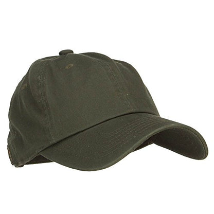 Nissi Unstructured Cotton Twill Washed Cap - color: Olive