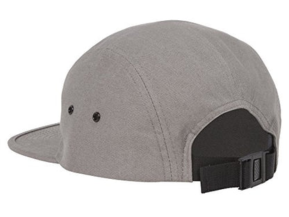 Gravity Outdoor Co. 5 Panel Hat - color: Grey/Black