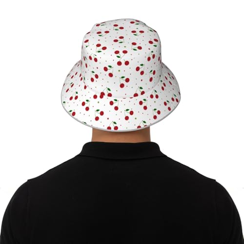 Bucket Hat Hat Reversible Fisherman Hats Double Sided Wearing Women Men - color: Black1