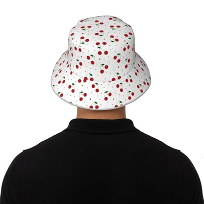 Bucket Hat Hat Reversible Fisherman Hats Double Sided Wearing Women Men - color: Black1