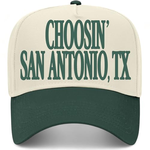 Choosin' San Antonio Texas Hat - color: Green/Natural