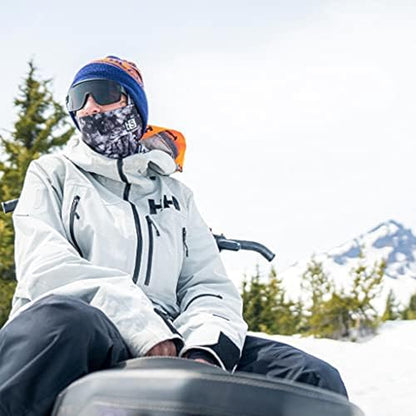 BLACKSTRAP Hood Balaclava Face Mask – Cold Weather Ski Mask, Breathable, Moisture-Wicking, and Helmet-Compatible - color: Hibiscus