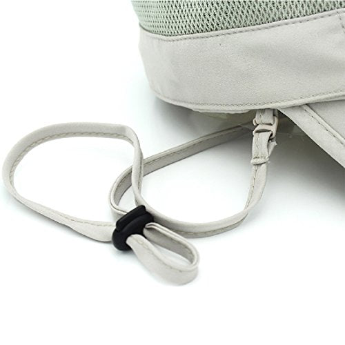 Full Coverage Removable UPF 50+ Sun Hat, Breathable Quick Dry Running Cap - color: Light Grey, size: Large