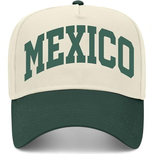 Mexico Collegiate Hat - color: Green/Natural