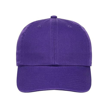 Lids Blank Baseline Dad Adjustable Strapback Hat - color: Purple