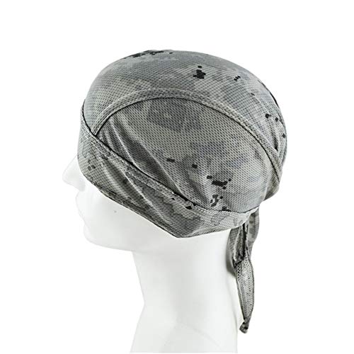 4 Pack Head Wraps Cycling Caps Dew Rag Skull Caps Beanie Cap Do Rags, Pirate Hats, Doo Rag, Durag Bandana - color: Camo, size: One Size