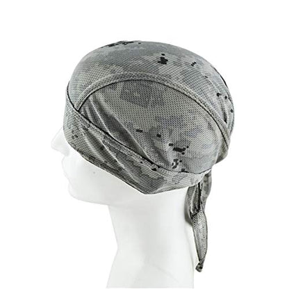 4 Pack Head Wraps Cycling Caps Dew Rag Skull Caps Beanie Cap Do Rags, Pirate Hats, Doo Rag, Durag Bandana - color: Camo, size: One Size