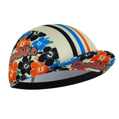 Cycling Cap for Man and Woman Cycling Hat Under Helmet-Polyester Breathable Sweat Absorbent - color: Flo-9
