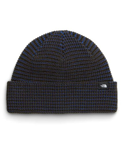 THE NORTH FACE TNF Fisherman Beanie | Shallow Fit, Cuffed Winter Hat for Men & Women, Logo Clip Label - color: Tnf Blue Multi