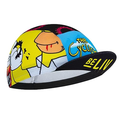 Funny Cycling Cap - Men and Women Cycling Hat-Under Helmet Bike Cap One Size - color: Aa11