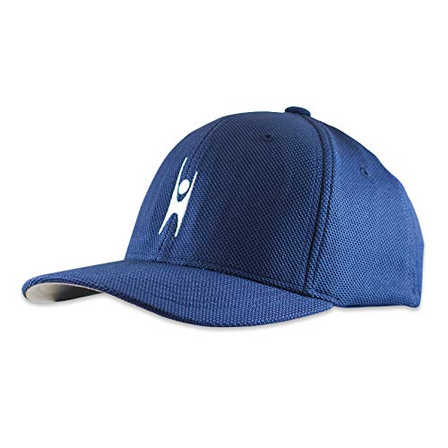 EvolveFISH Humanist Symbol Embroidered Adult Cool & Dry Sport Cap Hat - color: Navy, size: One Size