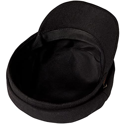 Brcus Men Women Newsboy Cabbie Peaked Beret Cap Baker Boy Yacht Captain Sailor Hat - color: Black1