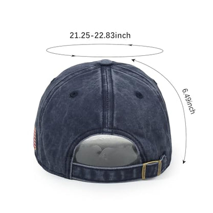 USA 250th Anniversary Baseball Cap Patriotic Embroidered American Hat - color: 1-navy