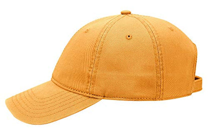 OTTO 6 Panel Low Profile Garment Washed Superior Cotton Twill - color: Gold