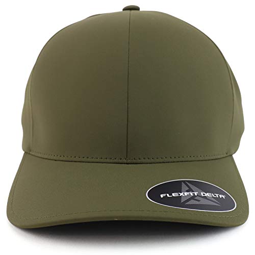 Armycrew XXL Oversize Sweat Free Stain Block Structured Flex Fitted Baseball Cap - color: Olive