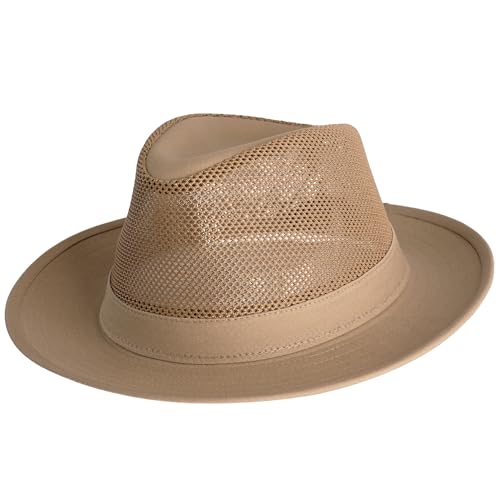 Henschel Hats Original Aussie Breezer Sun Hat for Summer Outdoor Use - color: Khaki, size: X-Large
