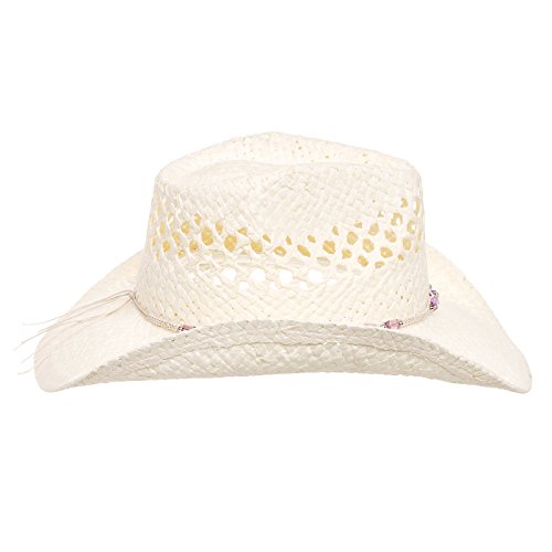 MG Womens Straw Outback Toyo Cowboy Hat