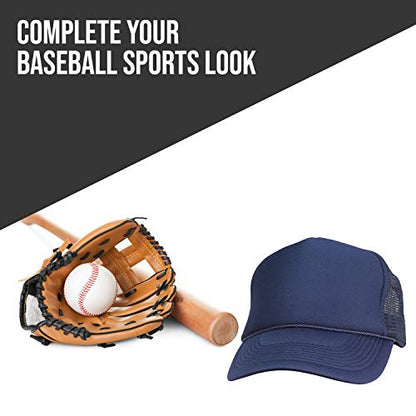 2 Packs Baseball Caps Blank Trucker Hats Summer Mesh Cap (2 FOR Price of 1) - color: Navy