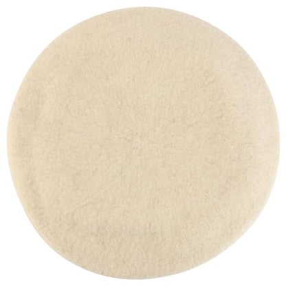 Trendy Apparel Shop Plain Solid French Wool Beret Hat - color: Ivory