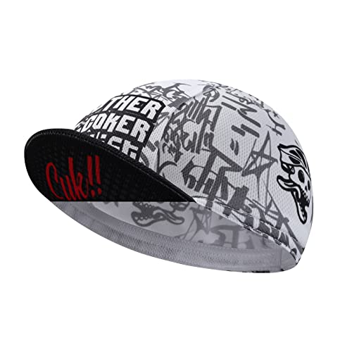 Man's Cycling Cap - Polyester Road Cycling Hat-Under Helmet - Cycling Helmet Liner Breathable&Sweat Uptake - color: A10