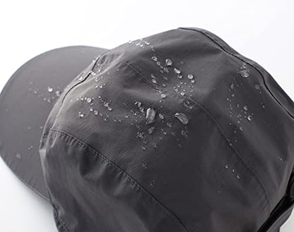 Connectyle Men's Water-Resistant Winter Hat Reflective Fleece Lined Earflap Cap Warm Baseball Sports Hat - color: Dark Grey